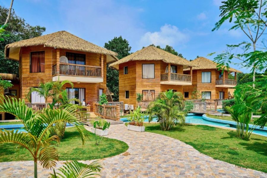 Bungalow avec grand espace